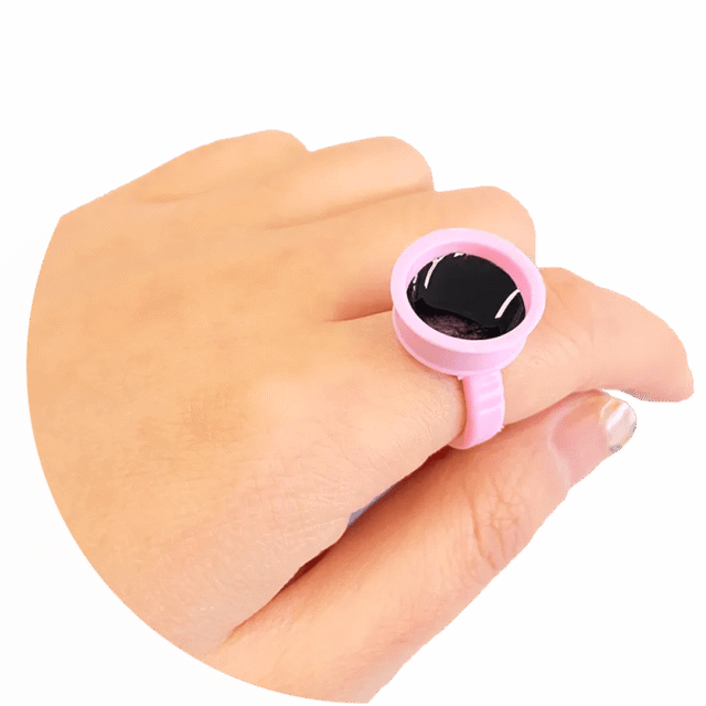 Anillo para pigmento pequeño rosa