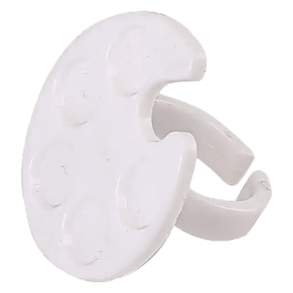 Anillo mezclador pega pigmento blanco pte x 10