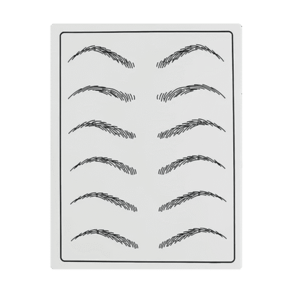 Piel sintetica con diseño cejas