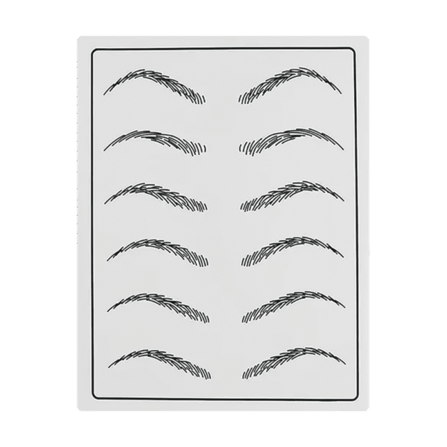 Piel sintetica con diseño cejas