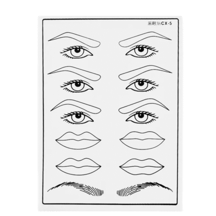 Piel sintetica con diseno rostro