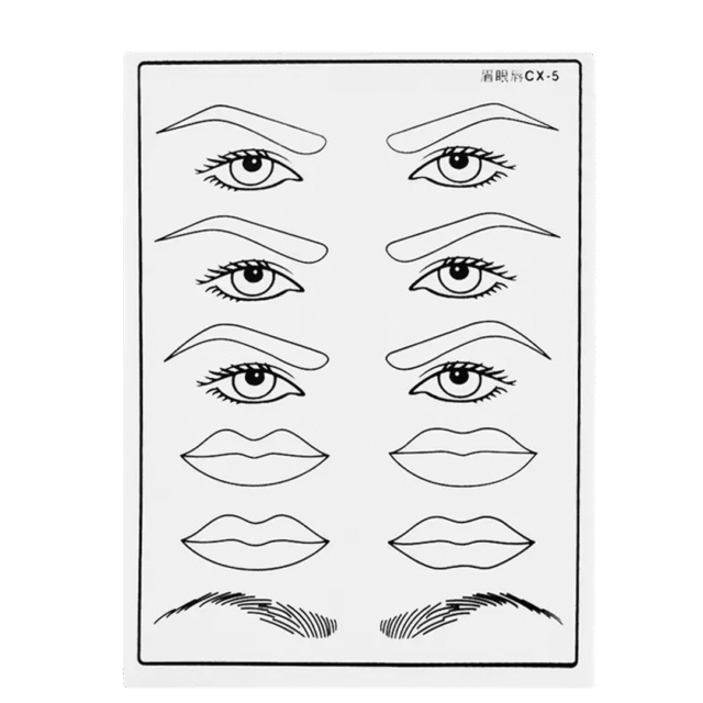 Piel sintetica con diseno rostro