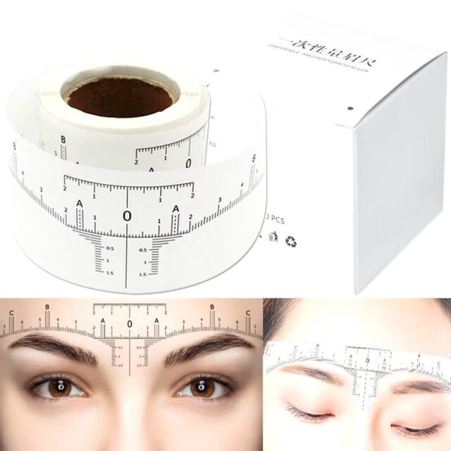 Regla de Cejas Desechables x50