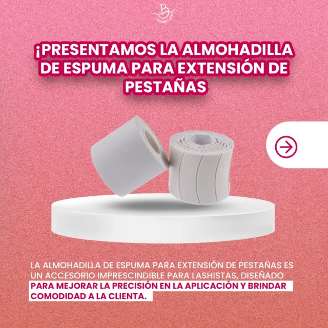 Almohadilla de espuma para extensión de pestañas