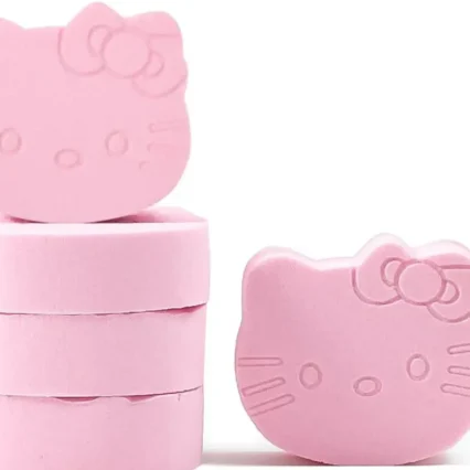 Esponja hello kitty para pestañas