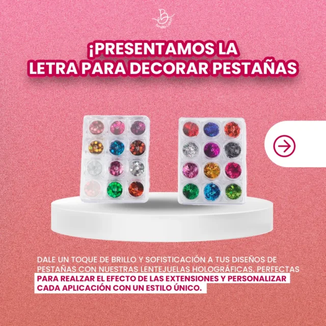 Letra para decorar pestañas