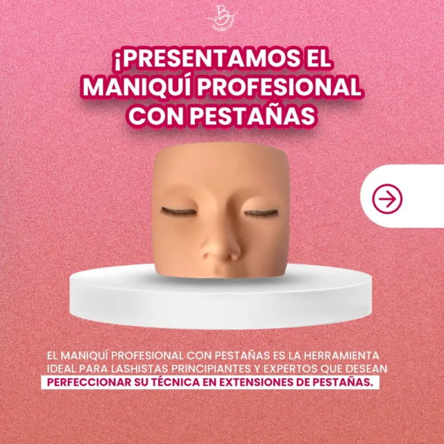 Maniquí Profesional con Pestañas