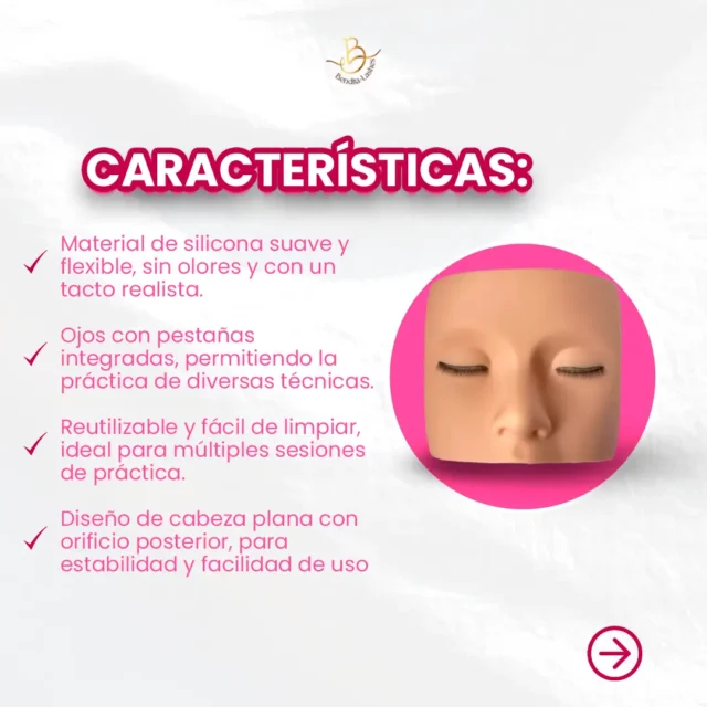 Maniquí Profesional con Pestañas - Imagen 3