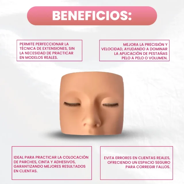 Maniquí Profesional con Pestañas - Imagen 2