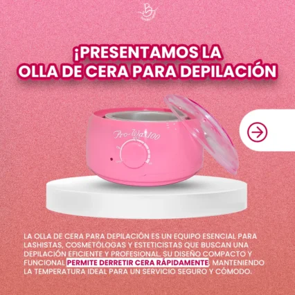 Olla de Cera para Depilación