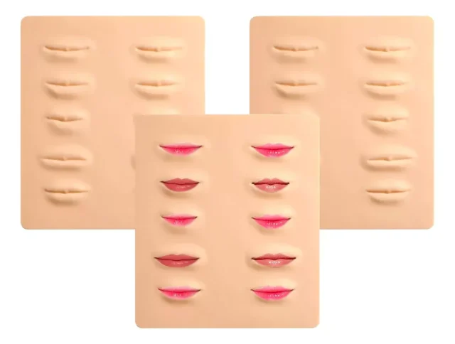 Piel 3d tatuaje labios
