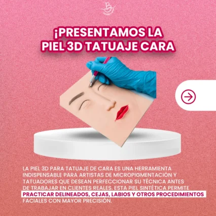 Piel 3D Tatuaje Cara