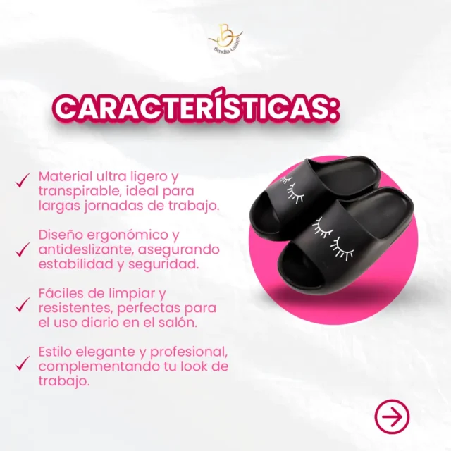 Sandalias para extensión de pestañas - Imagen 2