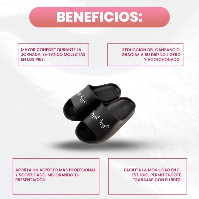 Sandalias para extensión de pestañas - Imagen 3