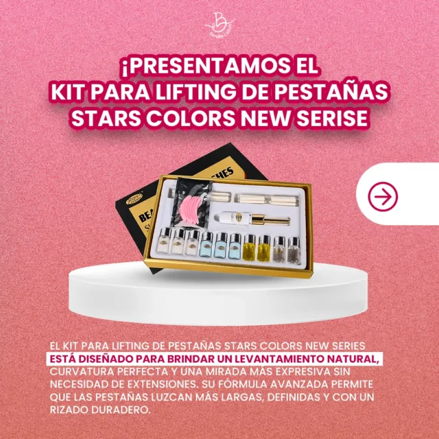 Kit para Lifting de Pestañas Stars colors New Serise